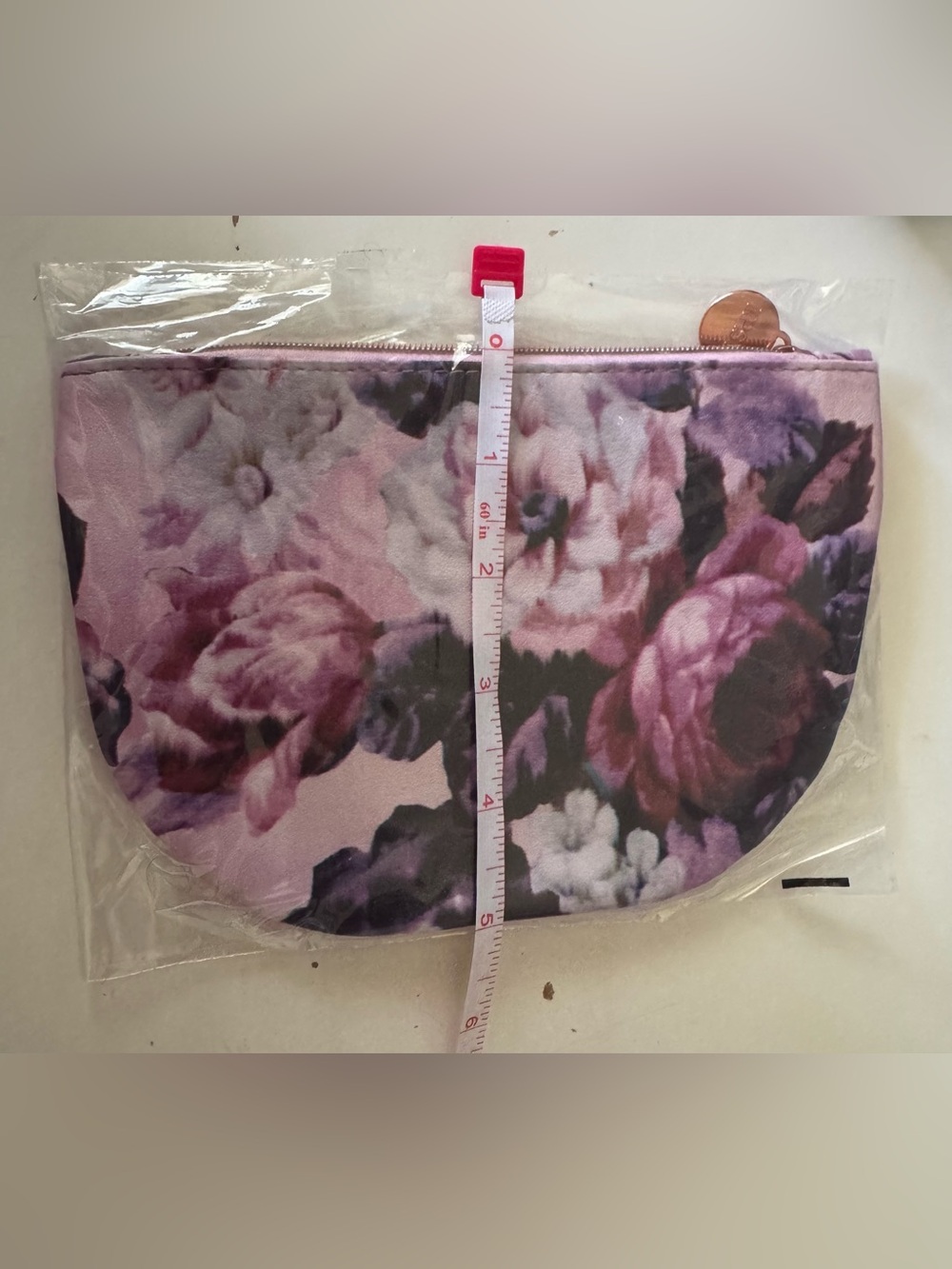 3/$15 Ipsy Zippered Floral Pattern Cosmetic Bag Ipsy May 2022 Bag - Picture 6 of 7